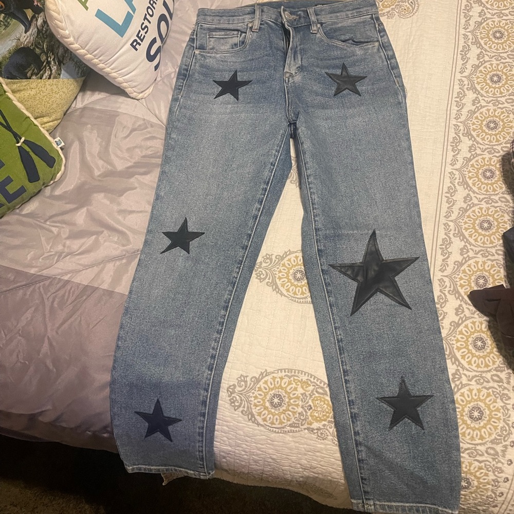 Jeans with Star patches